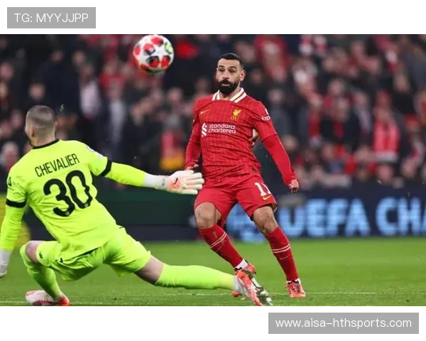 利物浦萨拉赫禁区小角度推射完成绝杀